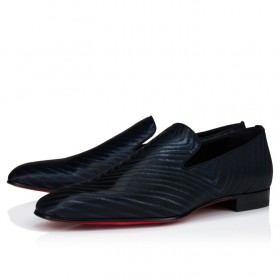 Christian Louboutin Dandelion Loafers Jacquard Ocean Navy