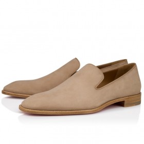 Christian Louboutin Danny Flex Loafers Nubuck Leather Lionne