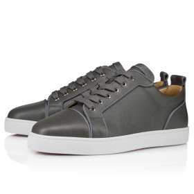 Christian Louboutin Louis Junior Sneakers Calf Leather Smoke Grey