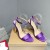 Christian Louboutin Lipqueen Sandalias de 100mm de Raso Morado