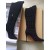 Christian Louboutin Alta Botta Penacho de Botas de 100mm de Gamuza con Tachas Negro