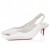 Christian Louboutin Deportivo Kate Eslinga De 55 Mm Espaldar Bombas De Cuero De Napa Bianco Zapatos De Christian Louboutin