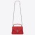 Saint Laurent Medio De La Universidad De La Bolsa Roja De Cuero De Cabra Saint Laurent Bolsas