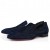 Christian Louboutin Dandy De Pollo Mocasines De Terciopelo De La Marina De Los Zapatos De Christian Louboutin