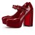 Christian Louboutin Bombas Movide Jane 130 mm Porpora/lin Porpora de Patentes