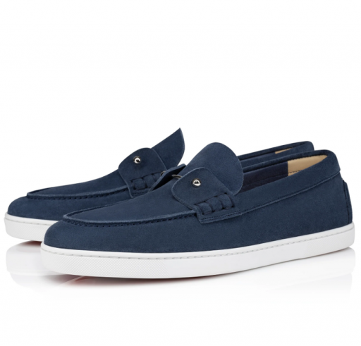 كريستيان لوبوتان Chambeliboat متعطل عكس Nubuck جلدية الأزرق
