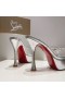 كريستيان لوبوتان Degraqueen ألتا منصة Sandals130mm جلد بولي كلوريد الفضة