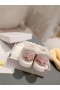 Dior Addict حذاء رياضة أعلى انخفاض الأبيض الأحمر الفراء الأقمشة المخلوطة
