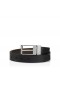 كريستيان لوبوتان Bizzbelt حزام 30mm على نحو سلس جلد العجل الأسود CL الأحزمة