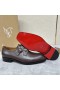 Christian Louboutin Chambelimonk Derbies Calf Leather Chocolate