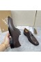 Christian Louboutin Chambelimonk Derbies Calf Leather Chocolate