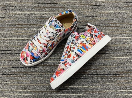 Christian Louboutin Louis Junior Orlato Oh Xtian Ženy Tenisky Telecí Kůže Multi