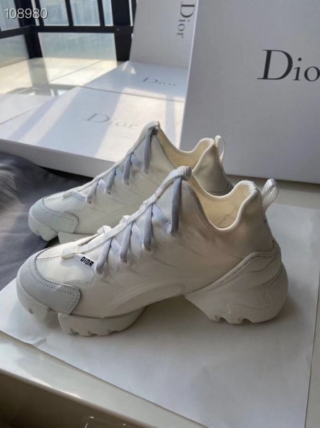 Dior D-připojení Tenisky Technické Tkaniny Bílé