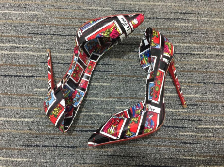 Christian Louboutin Iriza Čerpadla 100mm Patent Tarot Vícebarevná