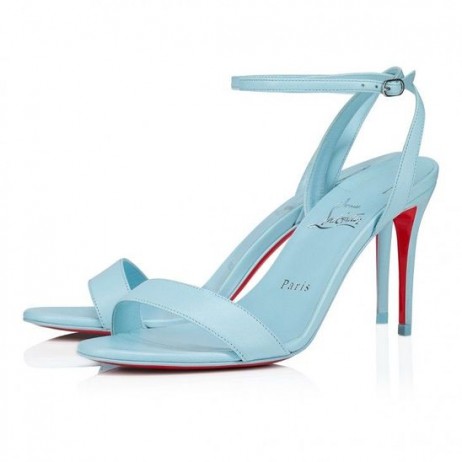 Christian Louboutin Loubigirl 85 Mm Sandály Kůže Nappa Minerální CL Boty Obchod
