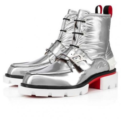 Christian Louboutin Boot Naše Georges B Stříbro Antispecchio