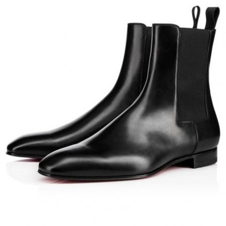 Christian Louboutin Boot Černé Kožené Roadie