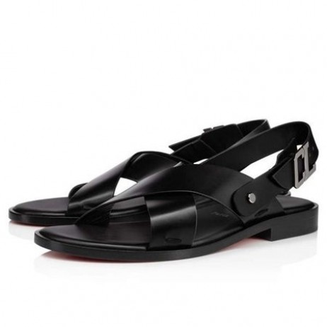 Christian Louboutin Farniento Balck Tele Sandál