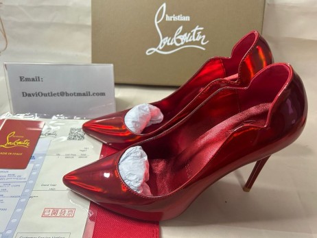 Christian Louboutin Čerpadla Sexy Kočka 100mm Loubi/lin Psy Loubi Patent tele