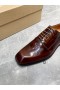 Christian Louboutin Capitano Oxford Hladké Telecí Kůže Hnědá