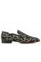 Christian Louboutin Dandy Holka Mokasíny Velvet Royal Výšivky Černé CL Boty Obchod