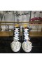 Christian Louboutin Lou Spike Orlato Vysoké top Tenisky Cl Logo Tele a Semiš Multi
