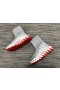 Christian Louboutin Sharky Ponožky Tenisky Pletené Mesh Silver