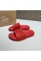 Christian Louboutin klidu Muly Gumové Červené Boty CL