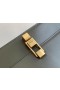 Saint Laurent Carre Satchel Bag Olivová Kůže Saint Laurent Tašky
