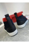 Christian Louboutin Louis Orlato Vs Plochou Trico Tenisky Černá Červená