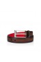 Christian Louboutin Bizzbelt Pás 30mm Muži Patinovaný Telecí Kůže Havane