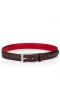 Christian Louboutin Bizzbelt Pás 30mm Muži Patinovaný Telecí Kůže Havane