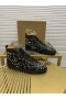 Christian Louboutin Louis Hroty High-top Tenisky Telecí kůže Černé