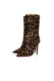 Christian Louboutin Astrilarge Booty 100 Mm Nízké Boty Pony Kitty Leopard Tisk Christian Louboutin Boty