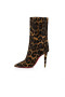 Christian Louboutin Astrilarge Booty 100 Mm Nízké Boty Pony Kitty Leopard Tisk Christian Louboutin Boty