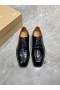 Christian Louboutin Capitano Oxford Patent Kožené Černé Boty CL