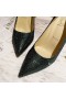 Christian Louboutin Kate Strass Snížit Čerpadla 100mm Semišové Zelené