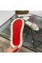 Christian Louboutin Malované Přezůvky Muži Bílá Sklíčka Christian Louboutin Boty