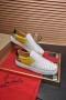 Christian Louboutin Námořník Loď Hroty Orlato Nazouvací Tenisky Bílá Žlutá