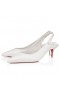 Christian Louboutin Sportovní Kate Závěs 55 Mm Závěs Čerpadla Nappa Kůže Bianco Christian Louboutin Boty