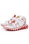 Christian Louboutin Letní Loubishark Sandály Bílé Christian Louboutin Boty
