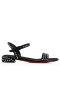 Christian Louboutin Sladké Jane Sandal Strass Boum Sandály Černé Christian Louboutin Boty