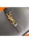 Saint Laurent Le 5 à 7 Hobo Bag Černá Kůže Saint Laurent Tašky