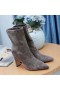 Jimmy Choo Kotník Boot 85mm Semiš Šedá
