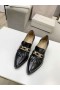 Jimmy Choo Mokasíny 50mm JC Znak Černé