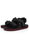 Christian Louboutin Siwa Ploché Sandály Hroty Neoprenové Černé Boty CL