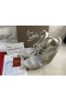 Christian Louboutin Chocazeppa Hroty Espadrille Wedges 120 mm Bílá