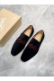Christian Louboutin Pampeliška Strass Povaleč Semiš Telecí Kůže Černé