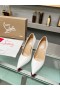 Christian Louboutin Kate 105mm Čerpadel Lakované Bílé Christian Louboutin Boty
