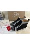 Christian Louboutin Lou Hroty Oralto High-top Ženy Tenisky Nubuk A Kůže Černé